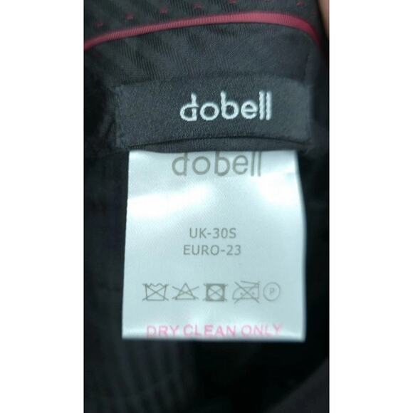 DOBELL Tuxedo Tux Black Full Suit 40R Wool Notch Lapel With Bag - Picture 8 of 14